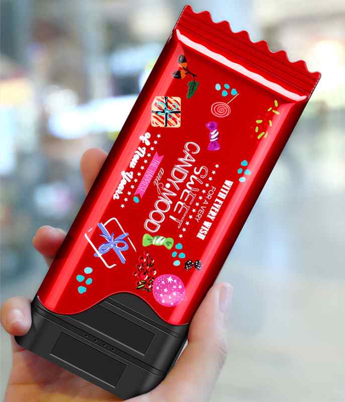 新型超萌巧克力糖果充电宝手机通用外观专利可定制LOGO